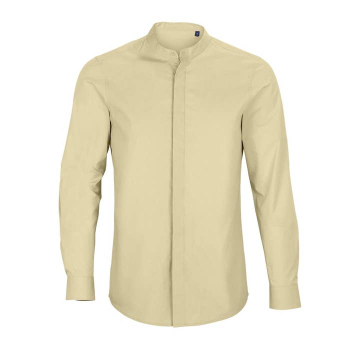 LOVERS - SHOP – Engroshandel Skjorte med buttondown – Mænd – Mandarin krave skjorte - NEOBLU BART HERRE