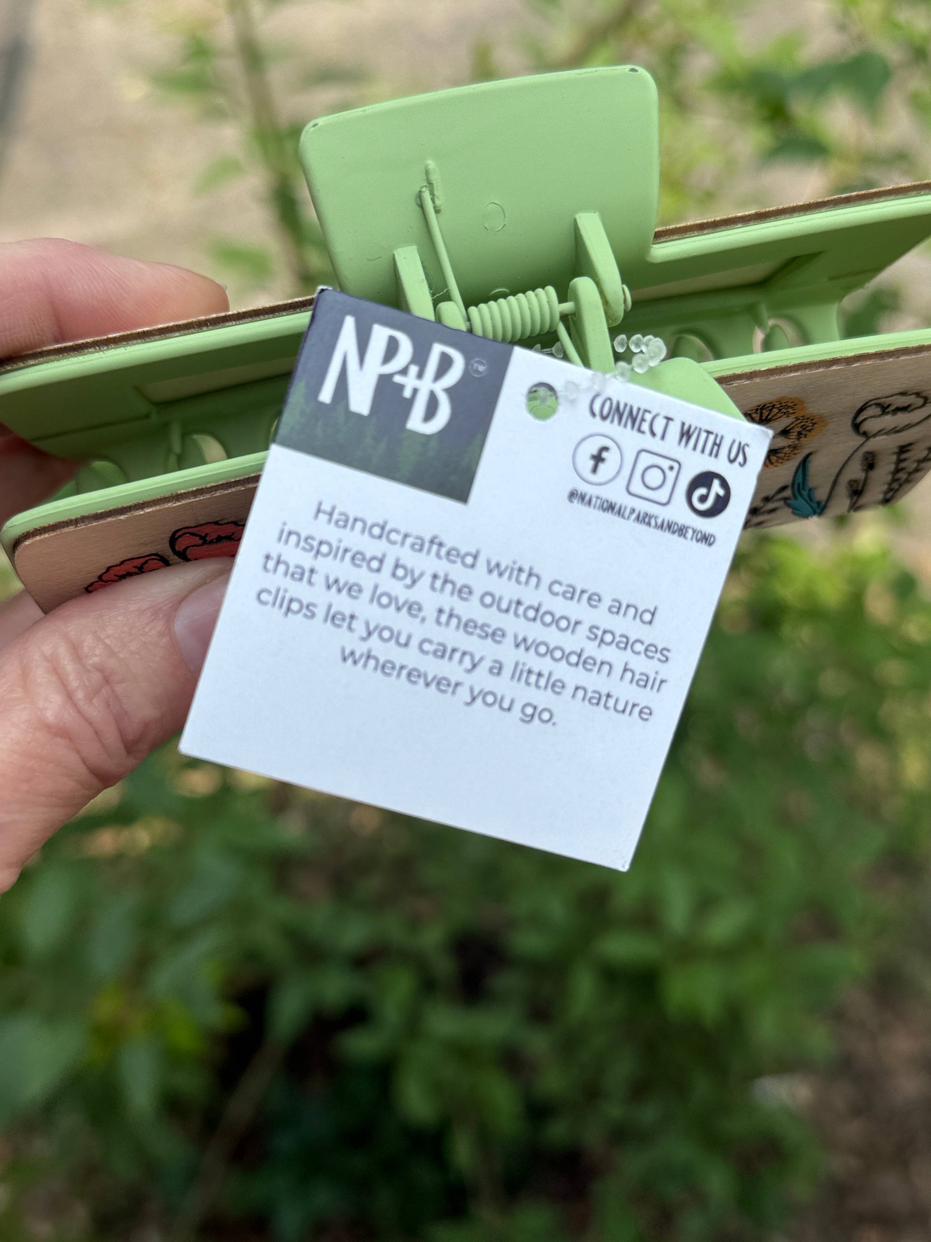 National Parks and Beyond - Wholesale Hair Clip - Women's - National Park Inspired Mountain 2" and 4" Claw Hair Clip14