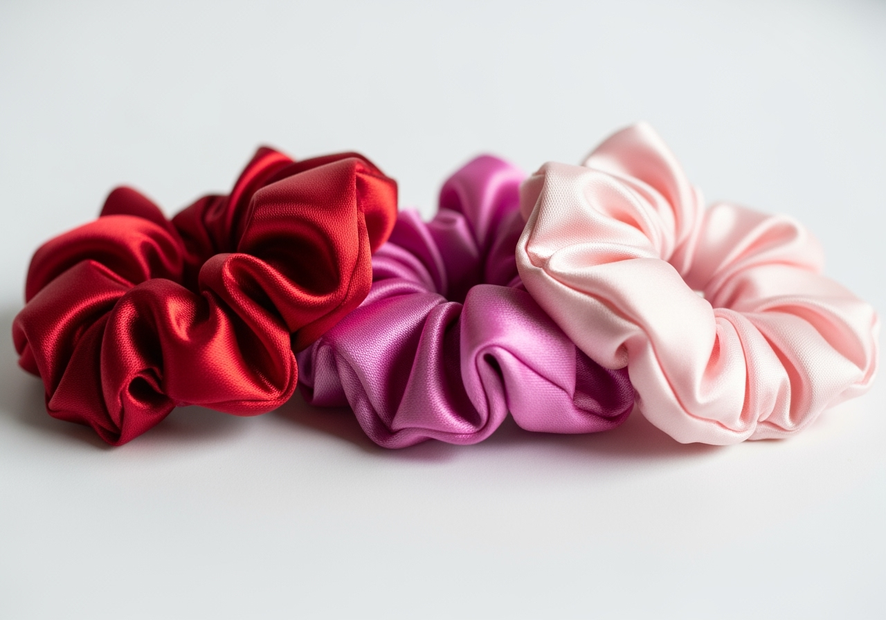 The Blissful - Vendita all'ingrosso Scrunchie - Donna - Fasce per capelli in raso setose per sposa e damigella6