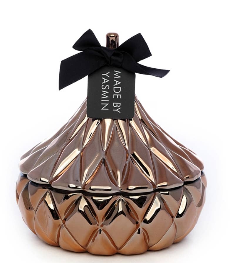 Made By Yasmin – wholesale Jar/filled candle – Raindrop Candle boxed1