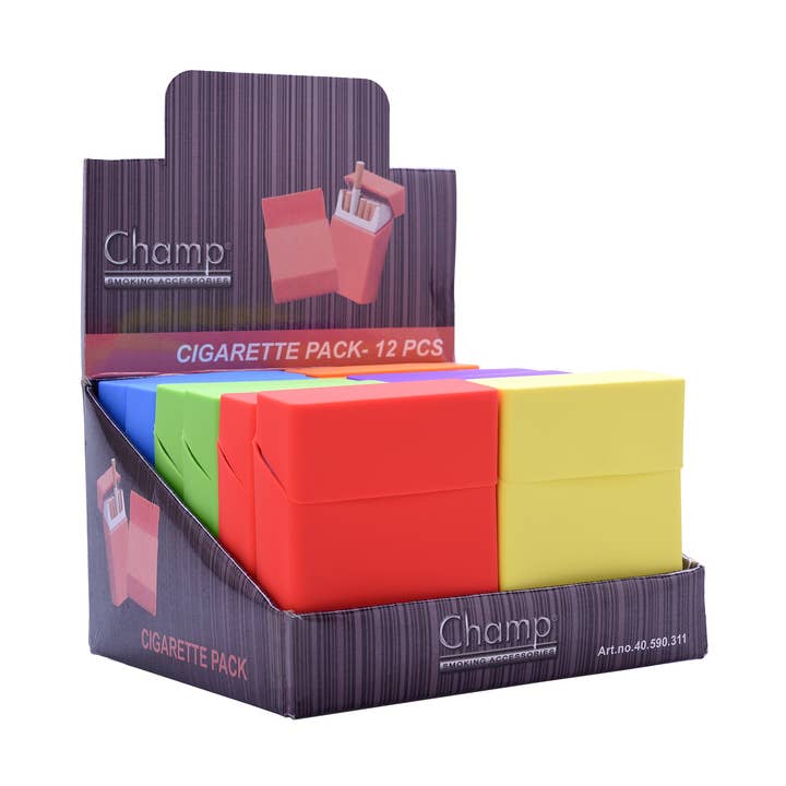 Champ by Polyflame - Venta al por mayor Pitillera - Estuche para cigarrillos - 25 cigarrillos - apertura automática0