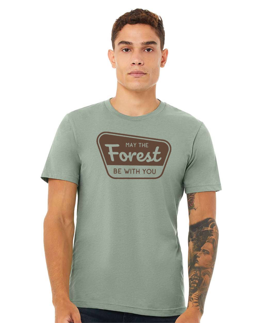 Squatchy - Wholesale Screen Printed T-Shirt - Men's - May The Forest be With You T Shirt  |  Star Wars Adventure1