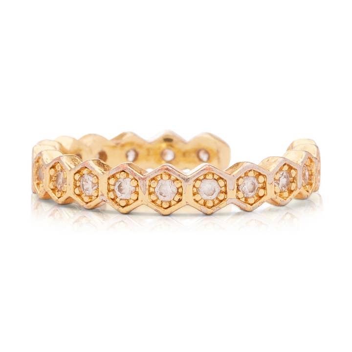 Honey Stacking Ring for wholesale by Lucky Star Jewels