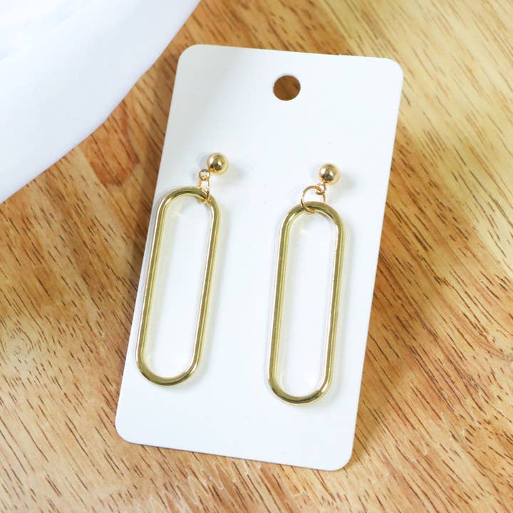 Minimalist Earrings, Minimalist Hoop Jewelry, Gold Earrings for wholesale by The Willow Creek Studio