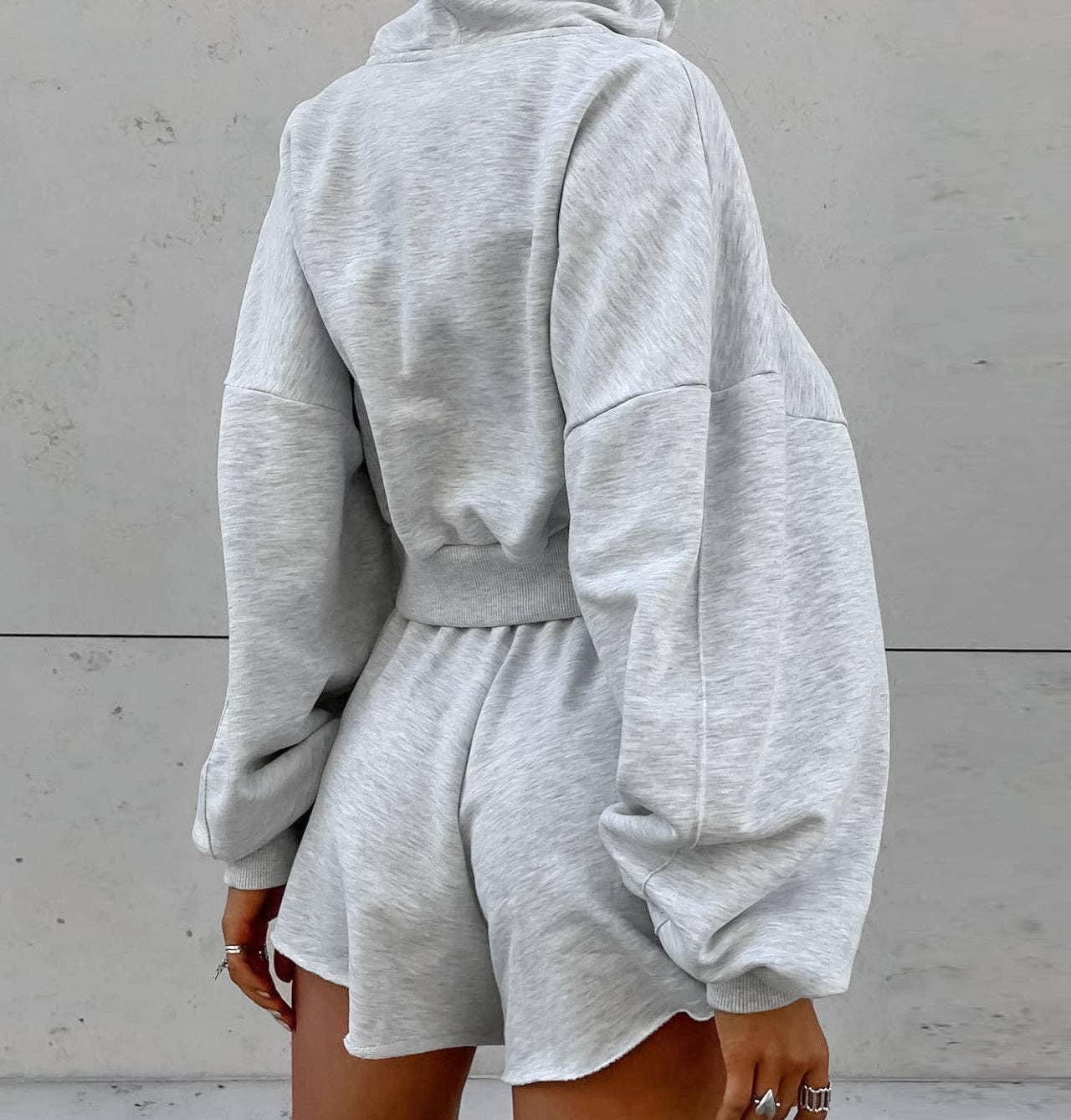 Marayn - Vendita all'ingrosso Completo loungewear - Donna - Completo da salotto autunnale da donna europeo con cappuccio sportivo chic22