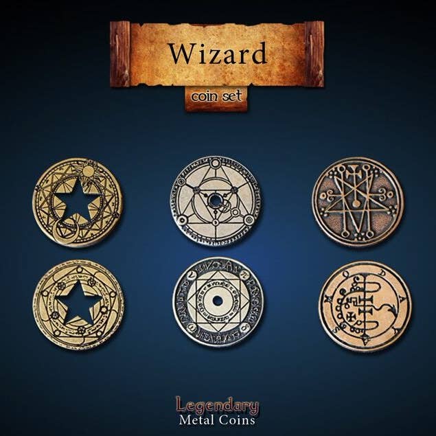 Drawlab Entertainment – wholesale Board game – Legendary Retailer Stand - Metal coins for gaming6