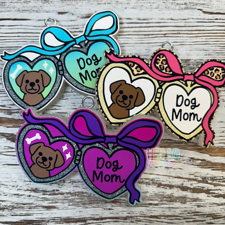 Dog Mom Locket | Animal Lover Car Freshie for wholesale by Hey Lo Freshie Co