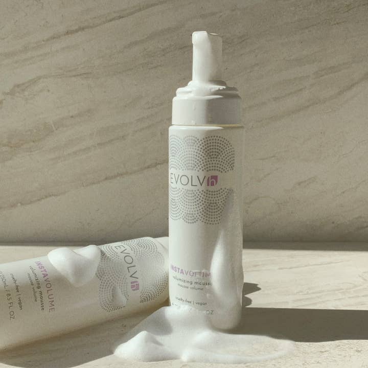 EVOLVh - Wholesale Hair Styling Gel/Mousse - InstaVolume Volumizing Mousse - 8.5 oz