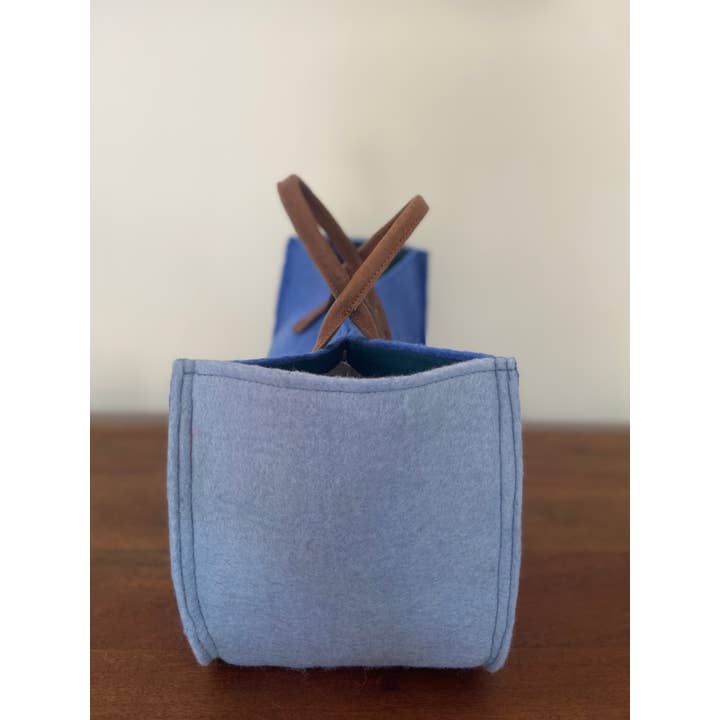 Fibres of Life - Wool & Felt - Wholesale Tote Bag - Women's - The Grab-&-Go Carry All | Felt Wool Tote Bag | Soft Yarn Bag1