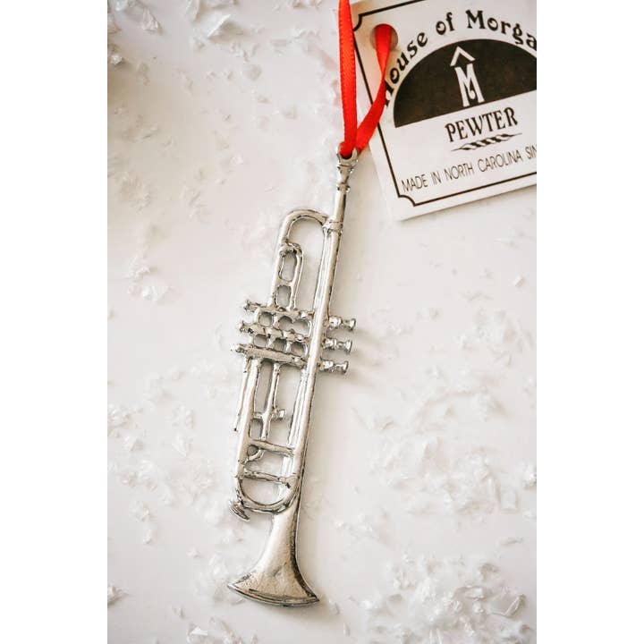 House of Morgan Pewter – Engroshandel Pynt – Musik Julepynt - Trompet Gave