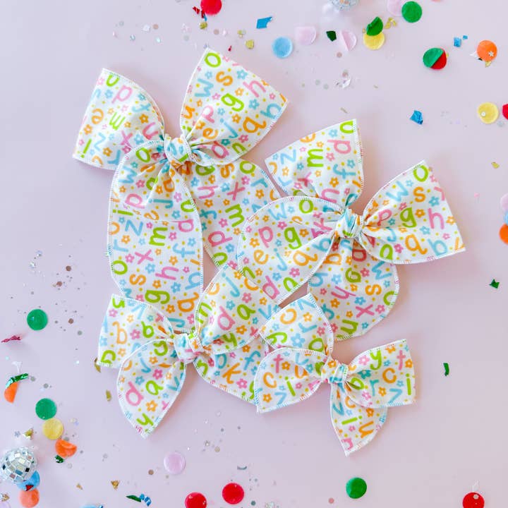 Colorful Letters for wholesale by Tiny Wonders Bows