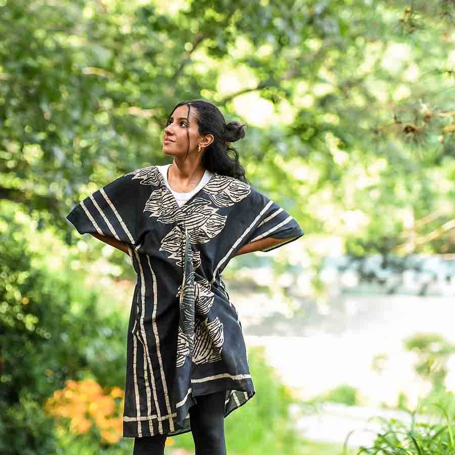 Ichcha – Kimono - Mulher por atacado – Kimono/pre­tó túnica lounge com estampa jungle3