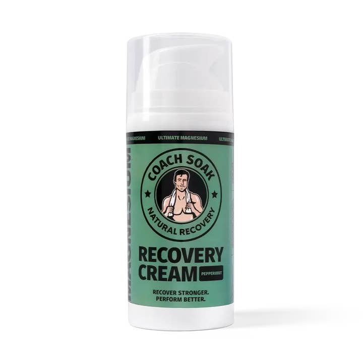 Magnesium Recovery Cream - Peppermint for wholesale by Coach Soak
