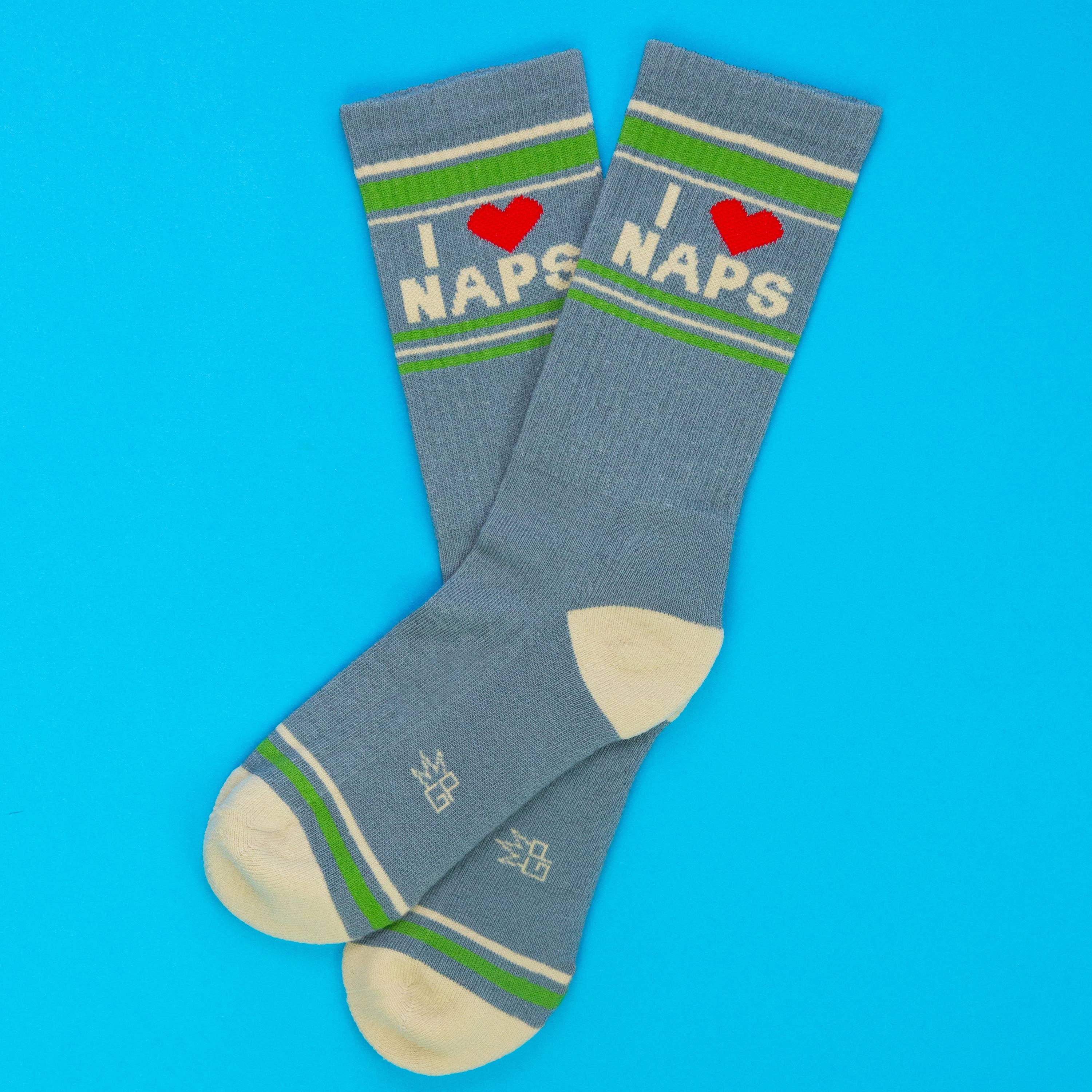 Gumball Poodle - Wholesale Socks - Unisex - I ❤️ Naps Gym Crew Socks1