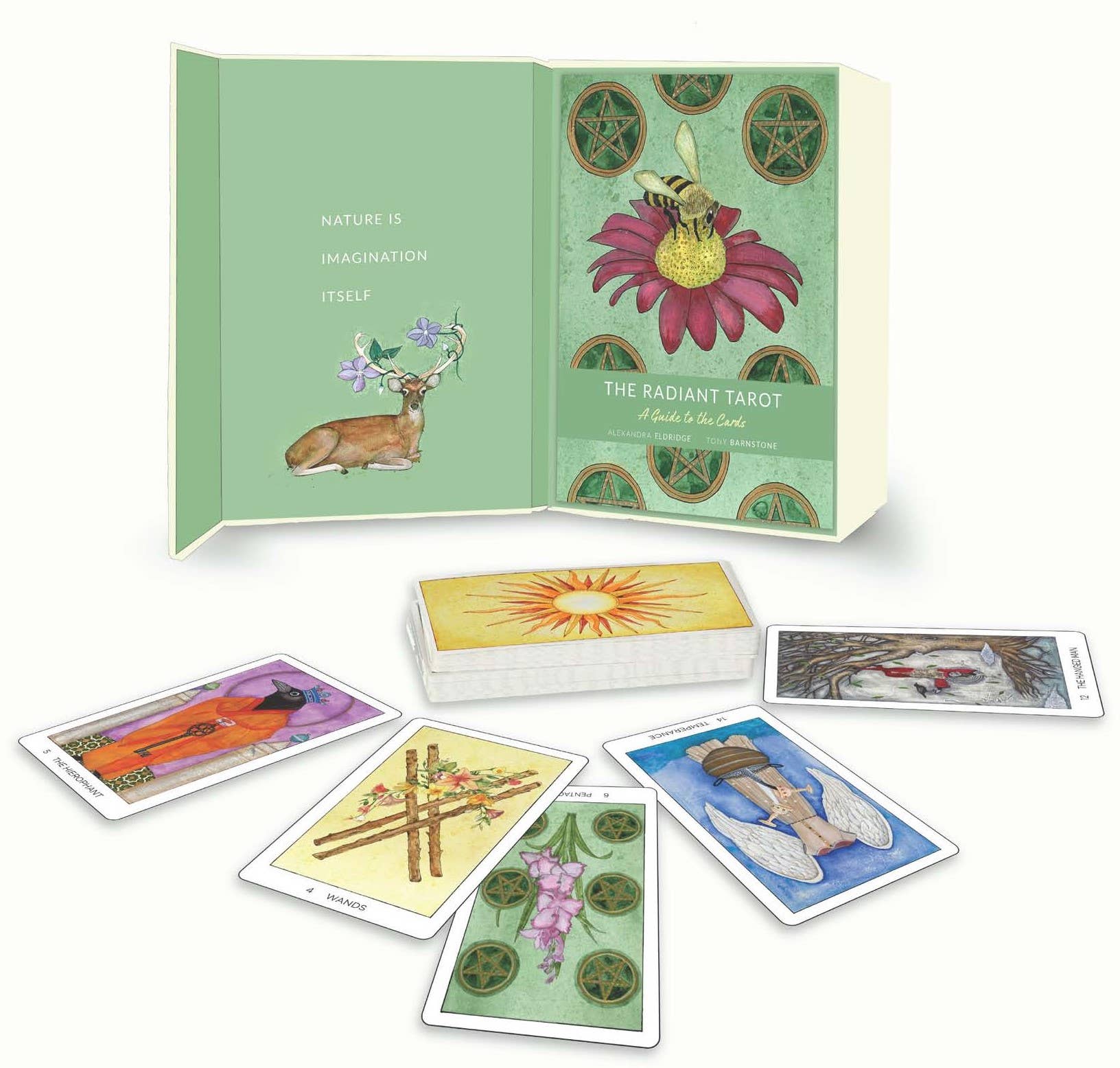 Red Wheel/Weiser LLC - Wholesale Tarot Cards - The Radiant Tarot: 78 Cards, Guide Book, Deluxe Keepsake2