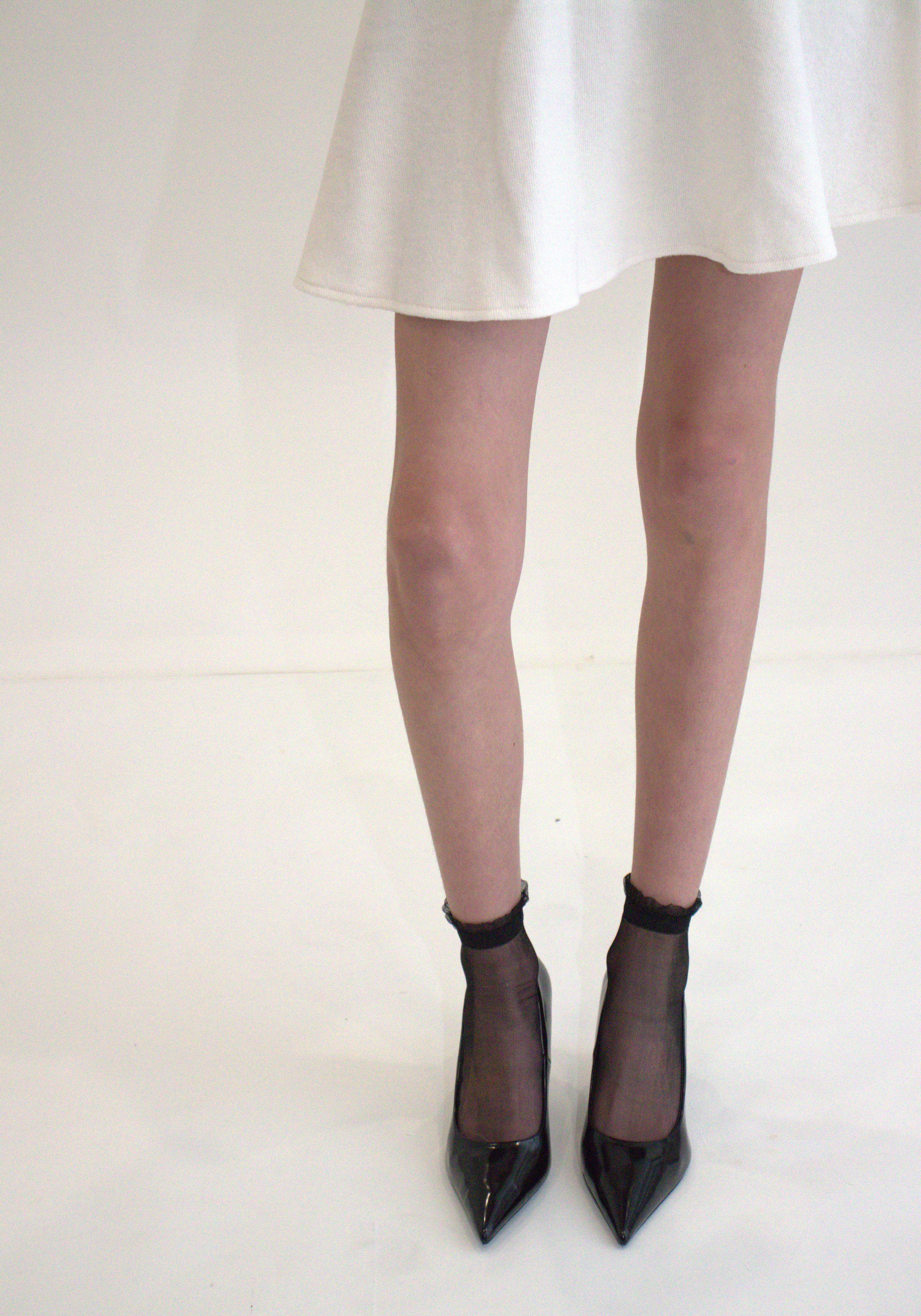 Yuko B - Vendita all'ingrosso Calzini - Donna - Shine - Lurex Nero - La Calza in voile durevole8