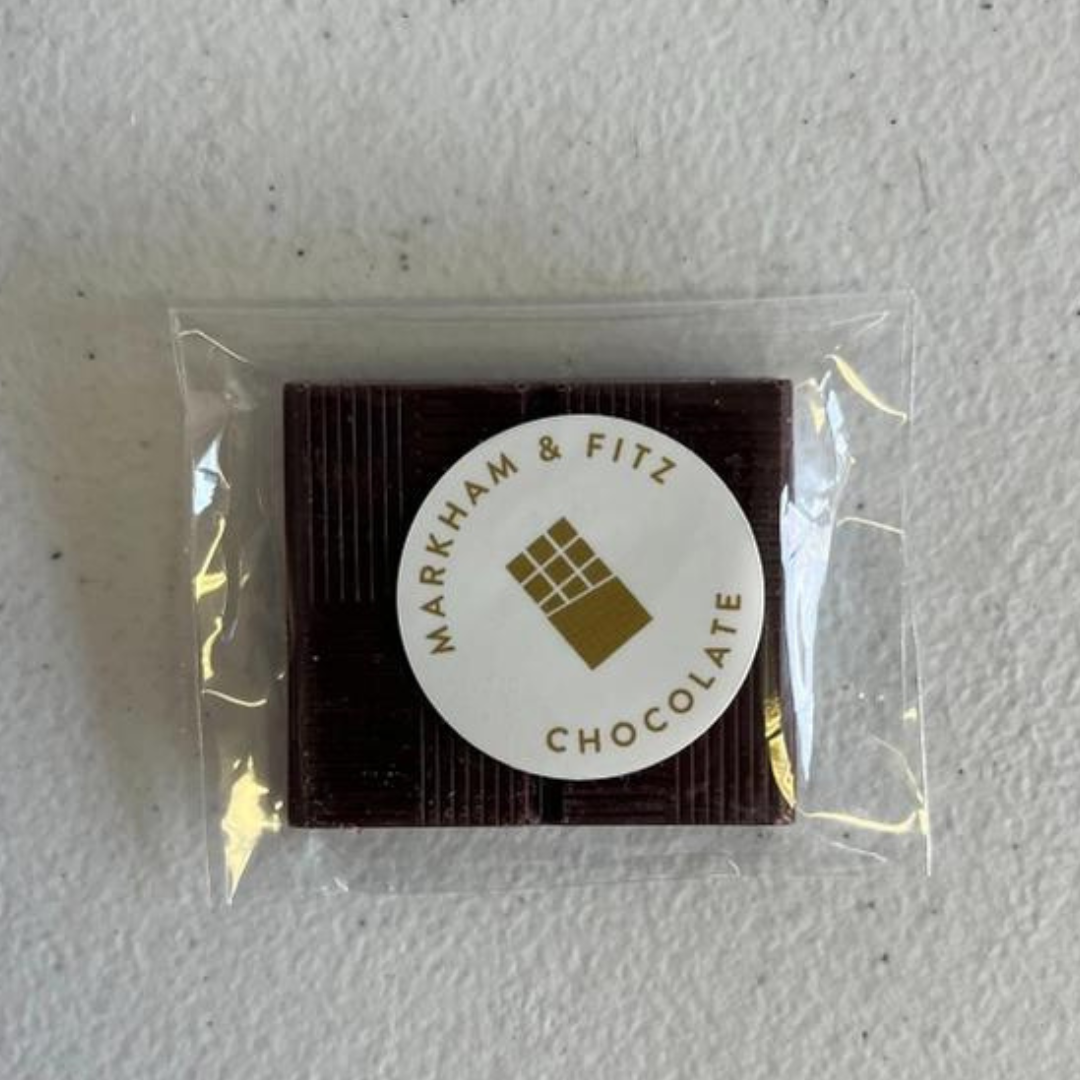Markham & Fitz Chocolate - Vente Barre chocolatée - Mini-carrés de chocolat noir colombien - 60 %, origine unique2