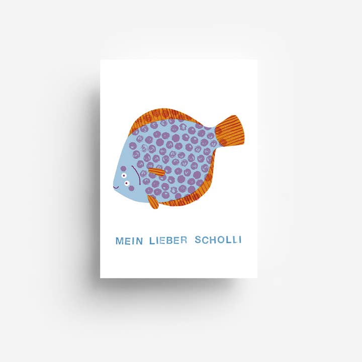 Cartolina Scholli DIN A6 per la vendita all'ingrosso da parte di jungwiealt