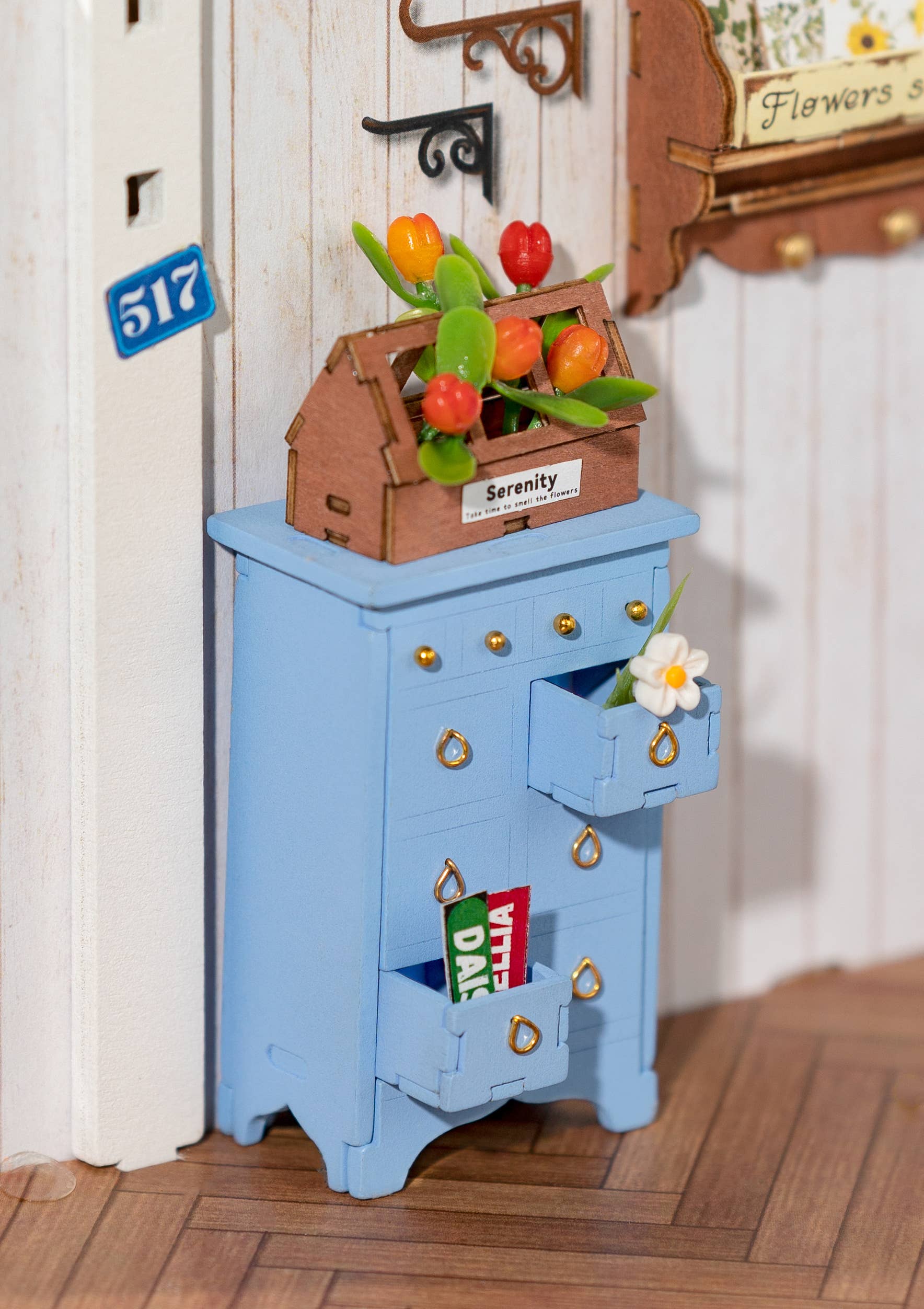 Hands Craft - Wholesale DIY Craft Kit - DIY Miniature House Kit: Dreamy Garden House9