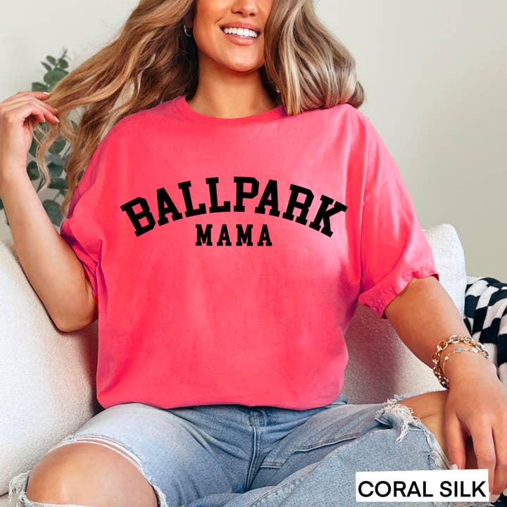 Shoppe SHC - Wholesale T-Shirt (Graphic) - Women's - Ballpark Mama Graphic Shirt | Gameday Shirt | Gildan  10