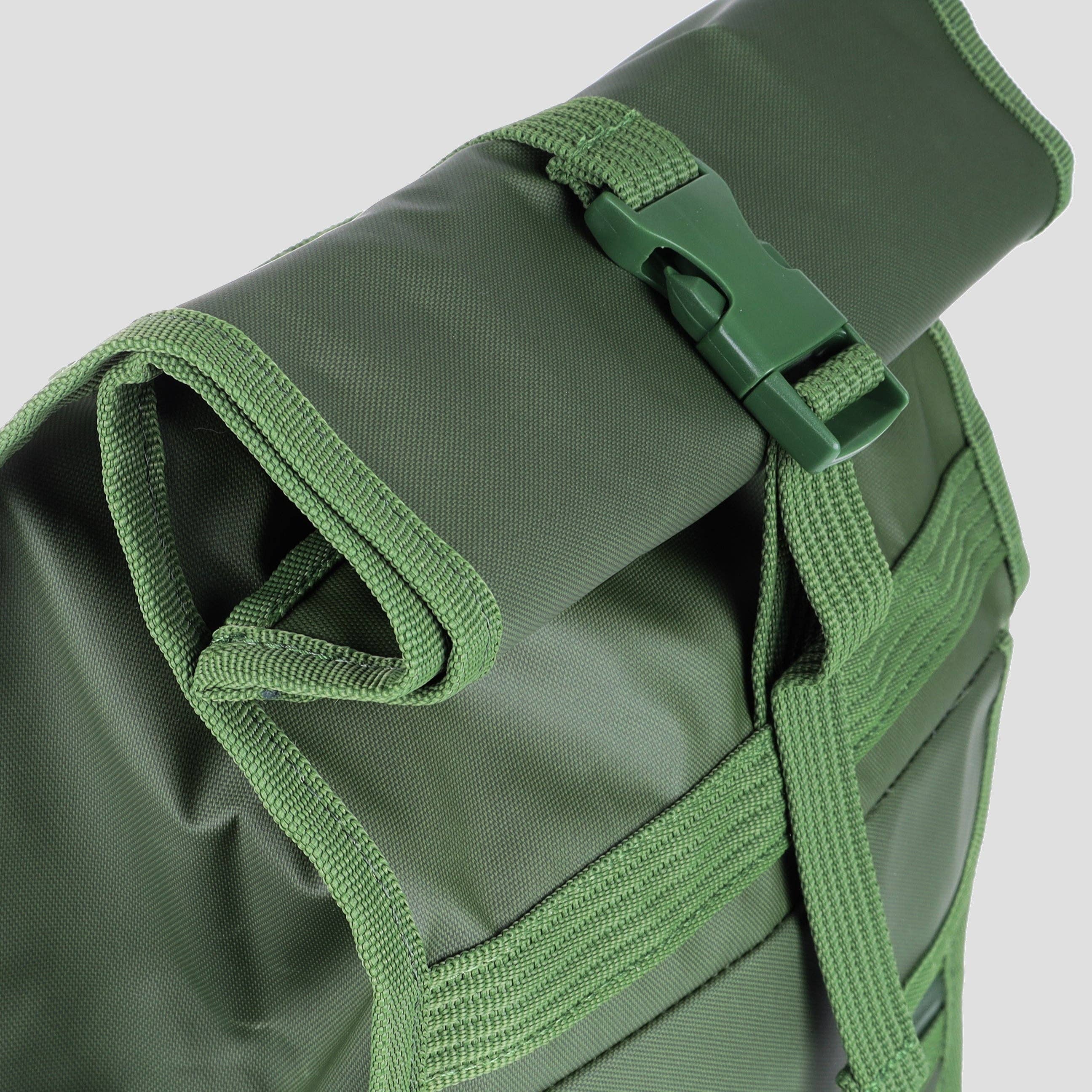 Goodordering – wholesale Backpack – Unisex – Green Mini Rolltop Backpack Eco Monochrome13