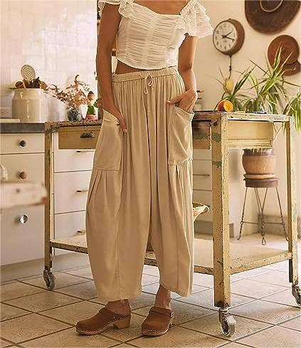 Rosa Clothing - Wholesale Pants - Women's - Soft harem wide-leg pants slacks trousers11