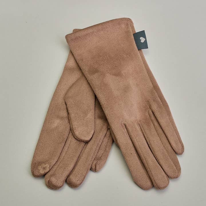 Herzilein-Wien GmbH – Großhandel Handschuhe – Damen – Velourleder-Optik Handschuhe – kuschelig und elastisch12