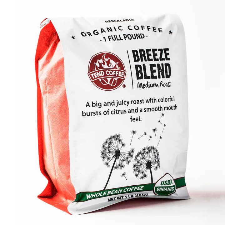 OG Breeze Blend Coffee, 16 oz for wholesale by Tend Coffee