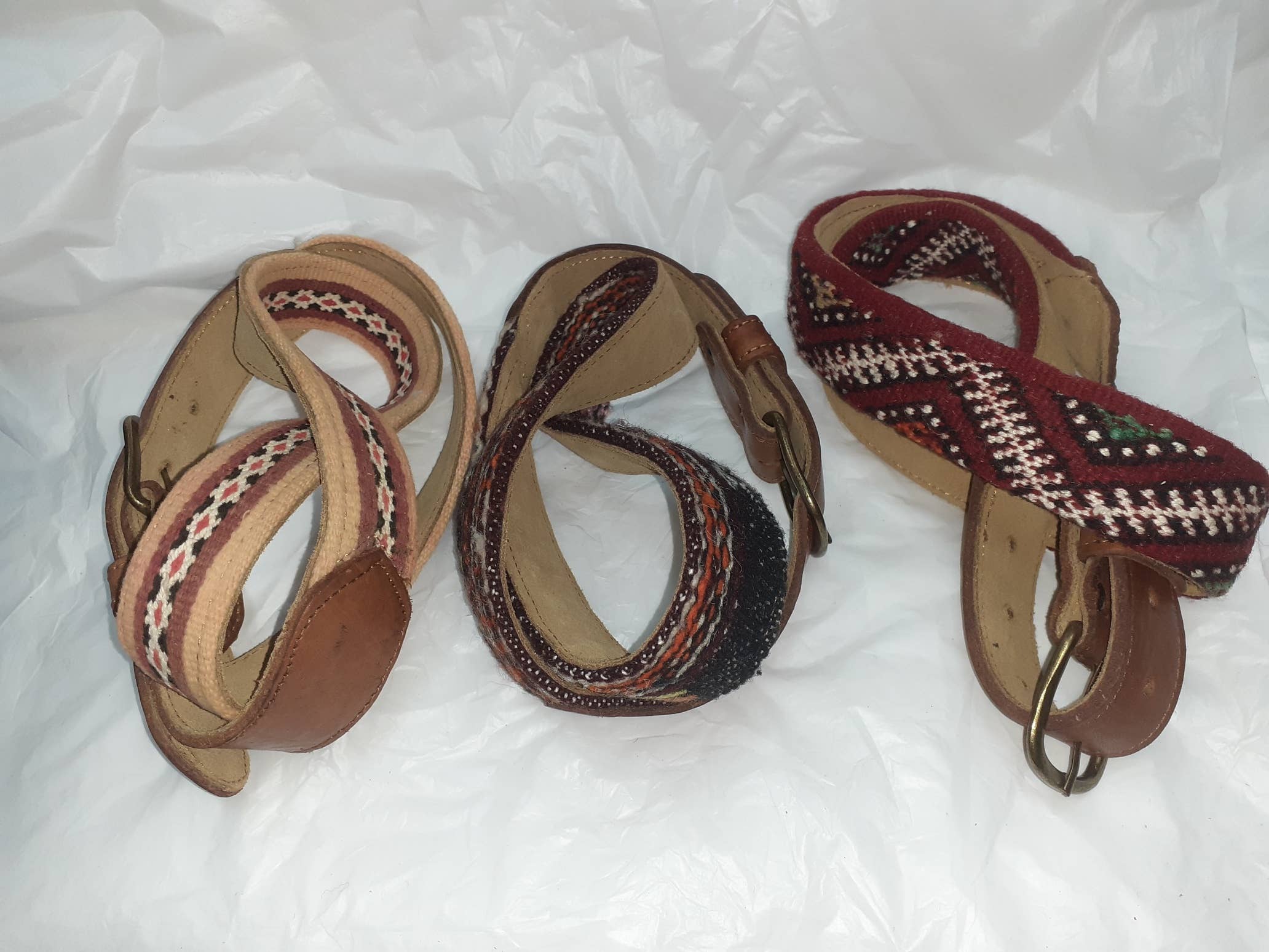 Hecho a mano – Engroshandel Bælte - Unisex – Læderbælte med Kilim4