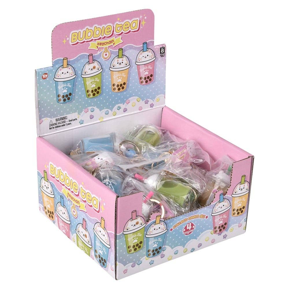 La Luna Bella - Toys – wholesale Klassisk leksak - Barn – 2,5-tums kawaii djurbubble tea-vätskeberlock med clips - La Luna Bella Toys5