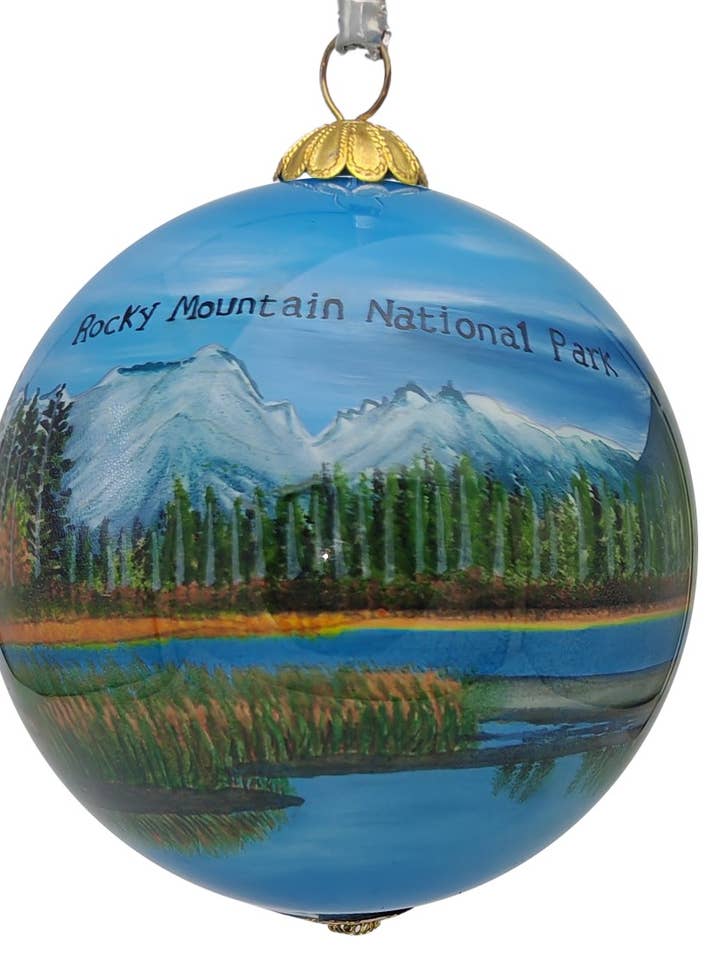 Rocky Mountain National Park 3" Ornament for wholesale by Zhen Zhu Inc.