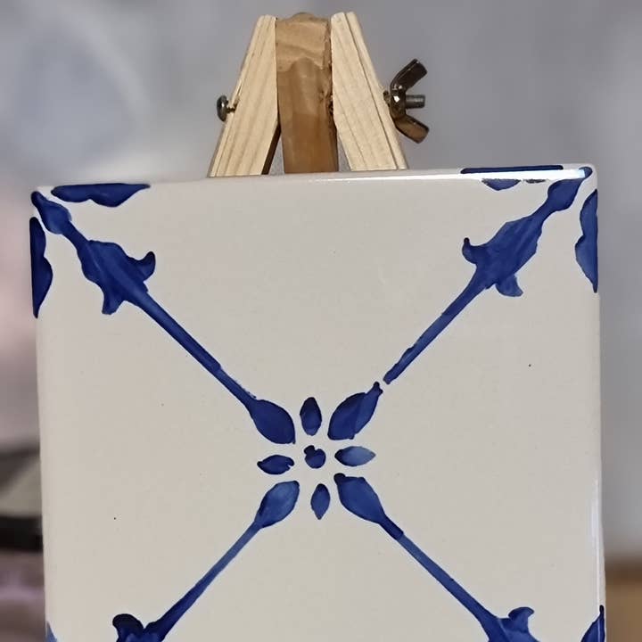 Håndmalede fliser: Glasbrikker og grydelapper - Vintage portugisisk for engroshandel hos Hazbruk Ceramics