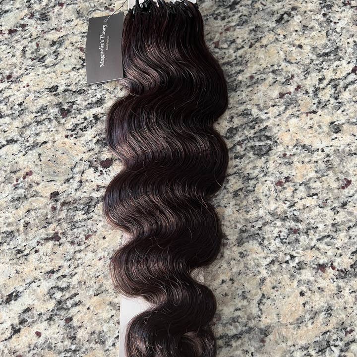 Magnolia's Theory - Vendita all'ingrosso Extension per capelli - Extension Microlink Nere (Lisci/Mossi)4