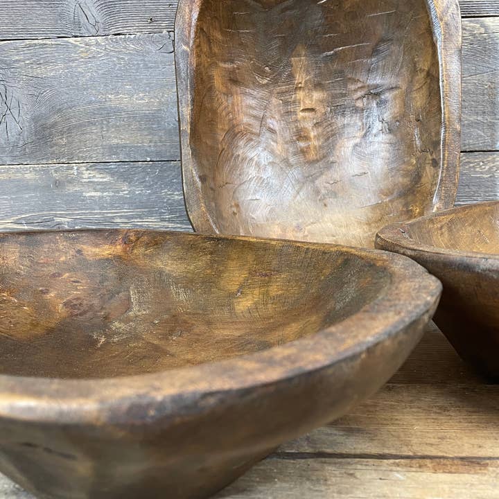 My Amigos Imports - Wholesale Decorative Plate/Dish/Bowl - Wilson Deep Dough Bowl-Unique Design-9W x 15 inch-Waxed-$193