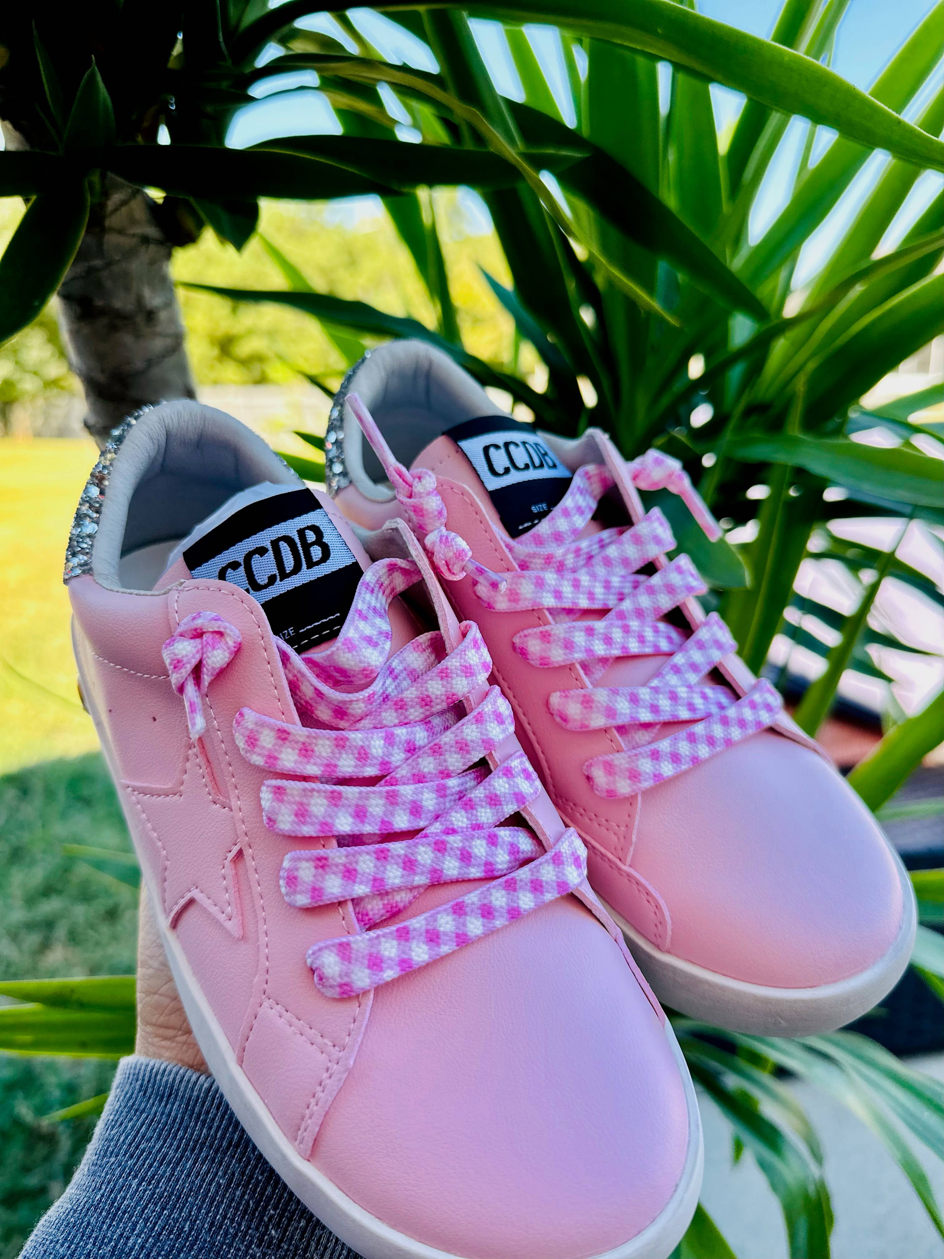 Torn and Trendy - Vendita all'ingrosso Sneakers di tendenza - Bambini - Sneakers Malibu Pink Star1