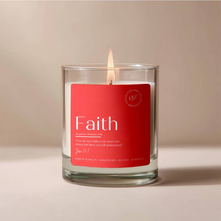 Faith for wholesale by Walk By Faith Candles Co.