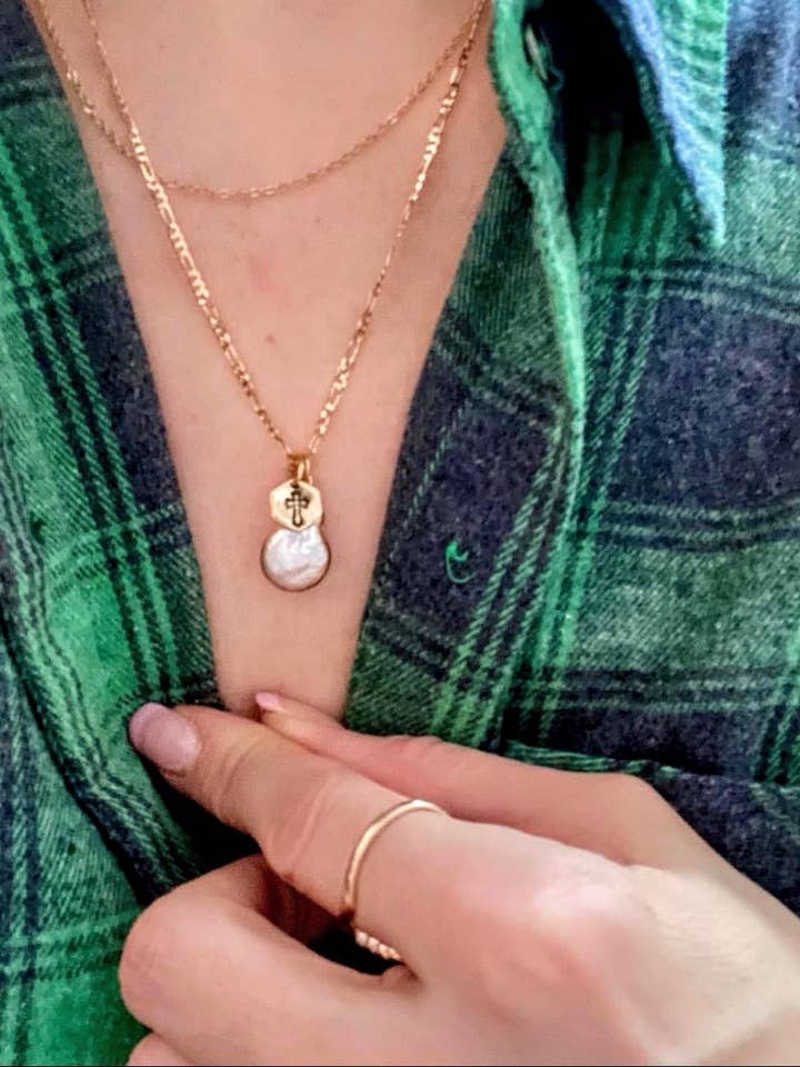 Keshi Pearl Necklace | "The Priceless Pearl" for wholesale by Kazuly Creations