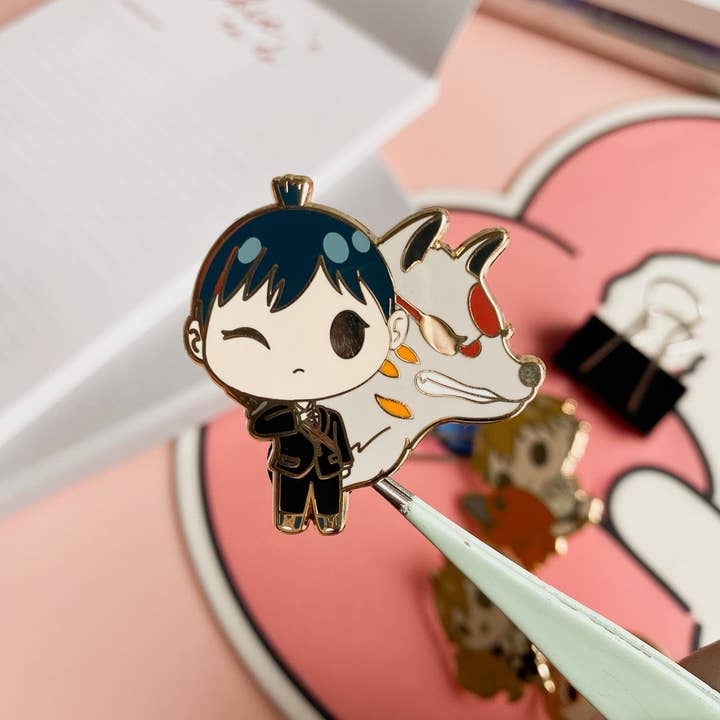 stickersbysuzie - Wholesale Lapel pin/button - Saw Devil Chibi Anime Pins2