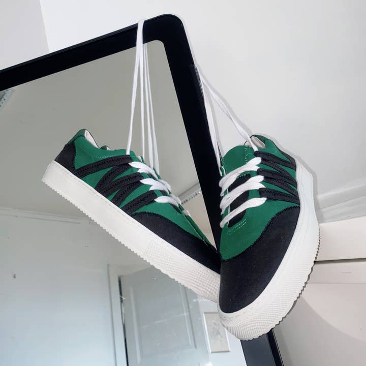 VAER - Wholesale Lifestyle Sneakers - Men's - Green White Phoenix Sustainable Sneaker — Circular&Upcycled3