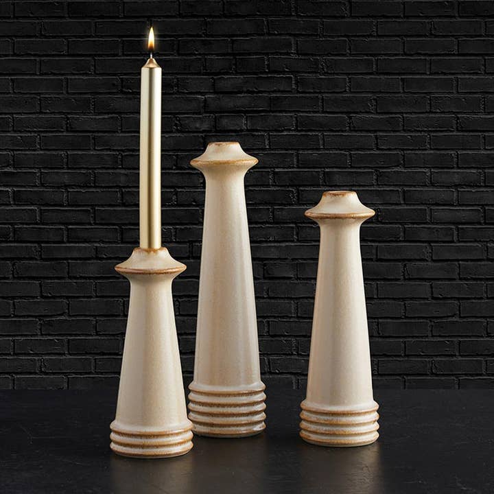 47th & Main (Creative Brands) - Wholesale Candle Holder - Sand Candleholder - Large