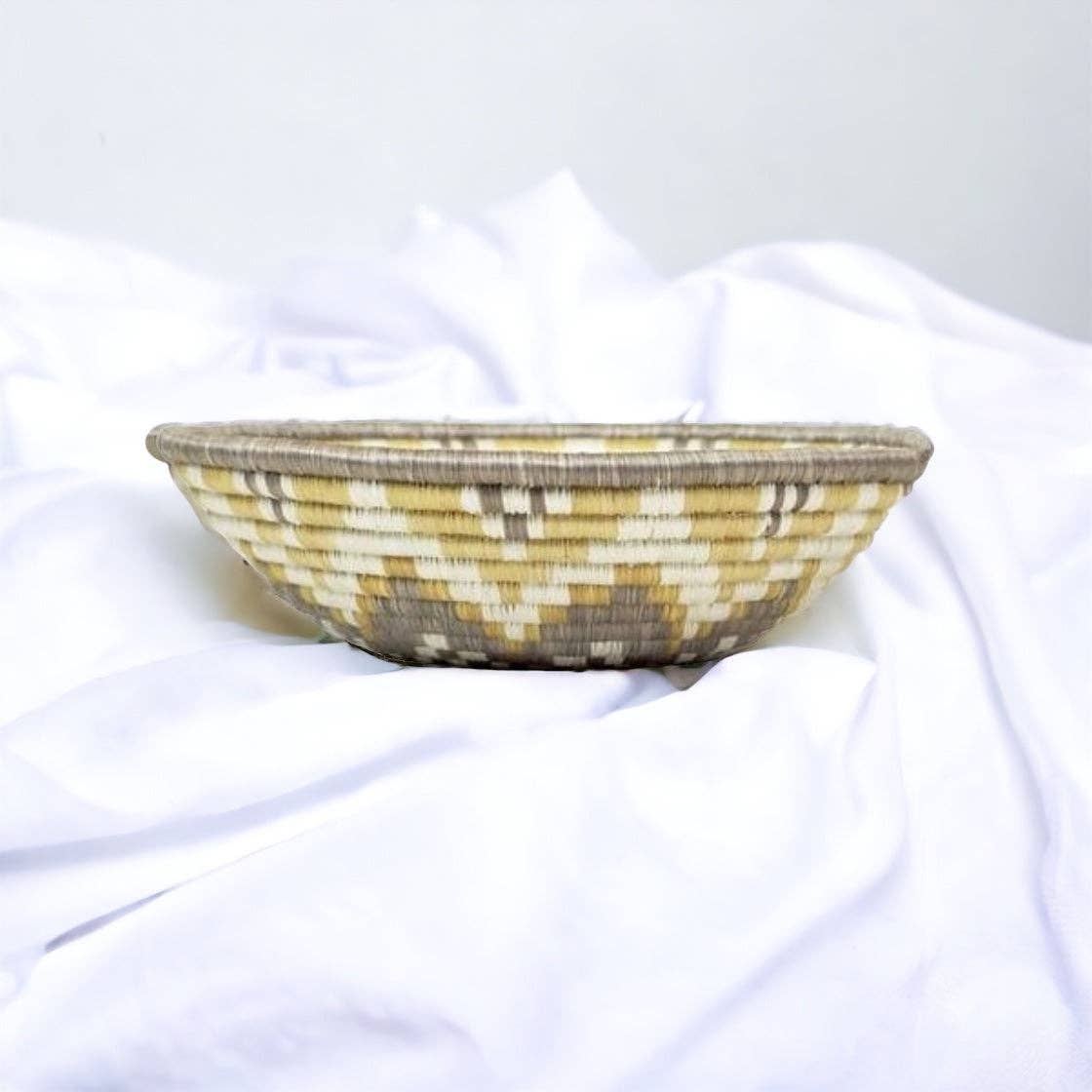 The African Home Goods – Cesta por atacado – CESTO DE UNIDADE DOURADA - TONS TERROSOS2