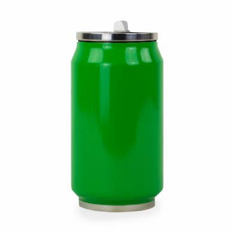Insulated can green leaves 280ml for wholesale by YOKO DESIGN