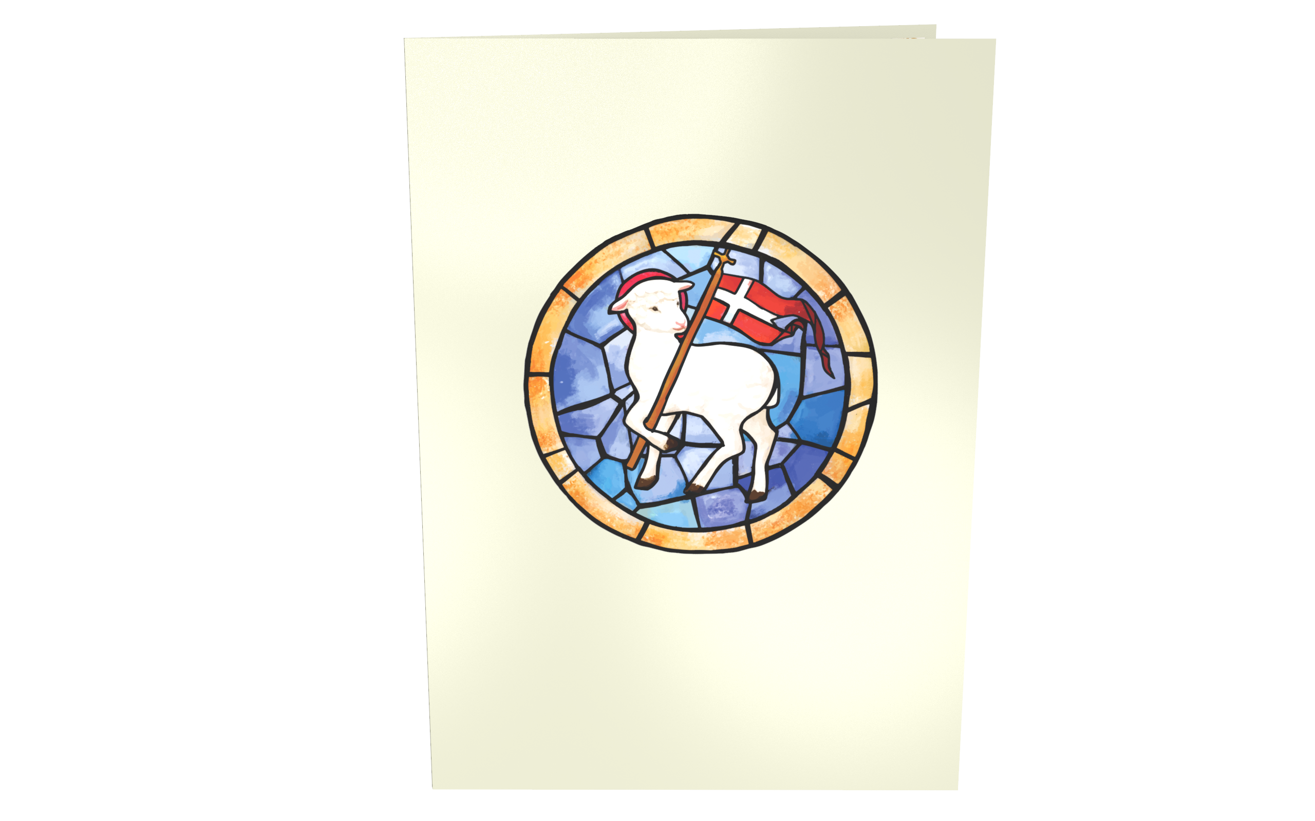 Unipop Cards, LLC - Wholesale Everyday Greeting Card - Holy Lamb Pop Up Card - Christmas pop up card2