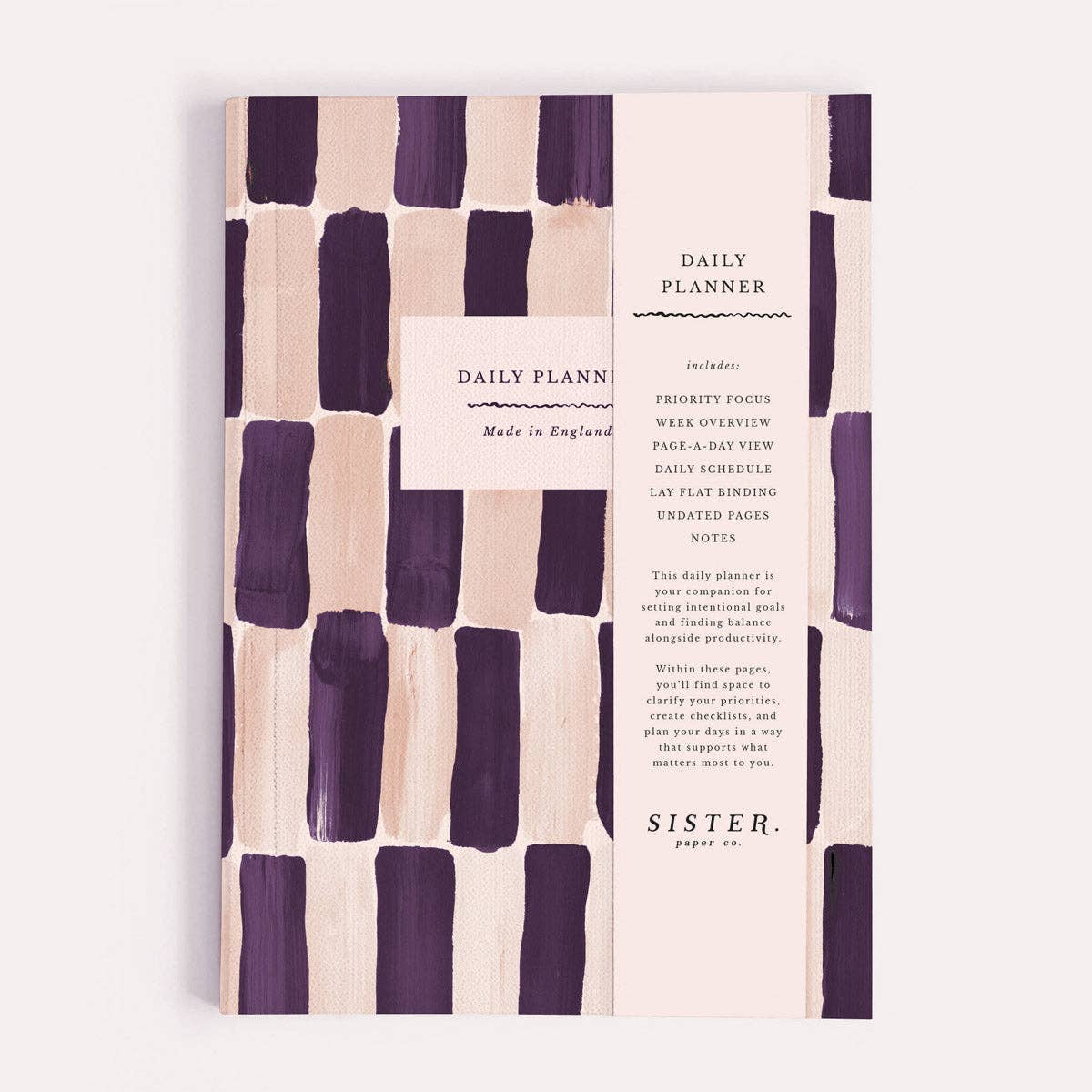 Sister Paper Co. - Wholesale Planner - Rhythm Monochrome Daily Planner | Undated Diary | Stationery4