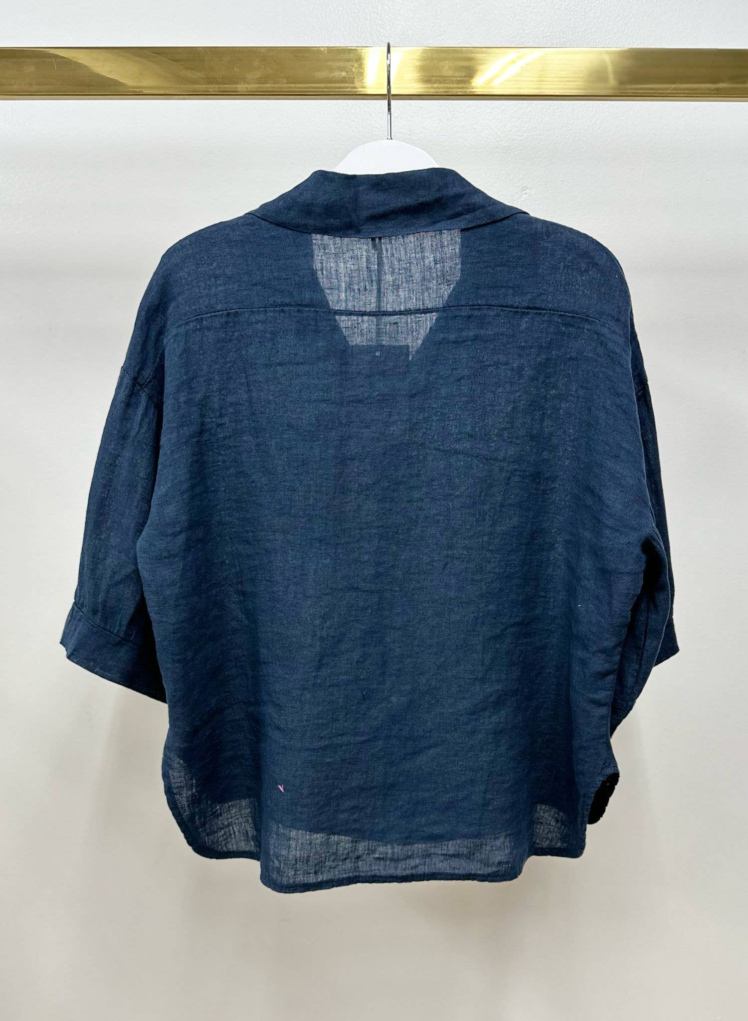 MILIO MILANO - Wholesale Button Down Shirt - Women's - LINEN 3/4 SLEEVE BUTTON DOWN SHIRT (44051/154201)11