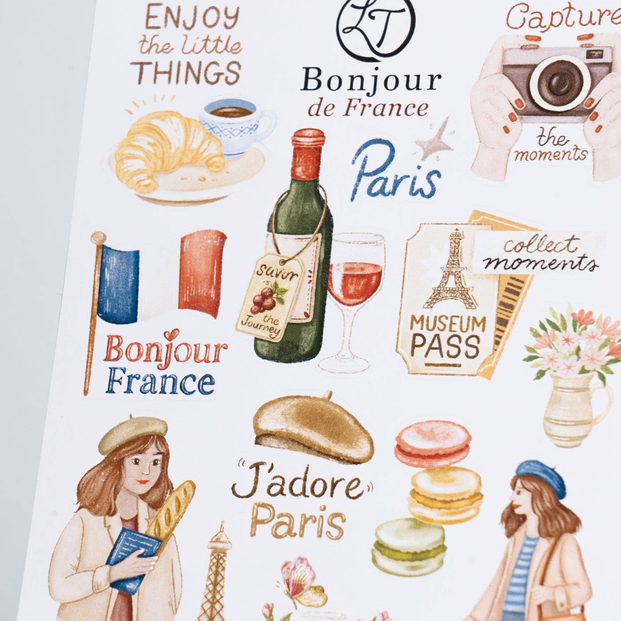 Lettoon – Großhandel Aufkleber – Stickerbogen – Bonjour de France3