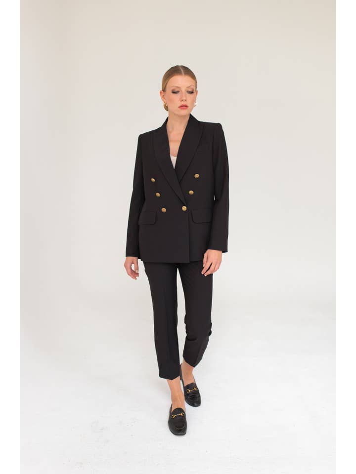 Entelier - Vendita all'ingrosso Pantalone - Donna - Pantaloni da sigaretta neri