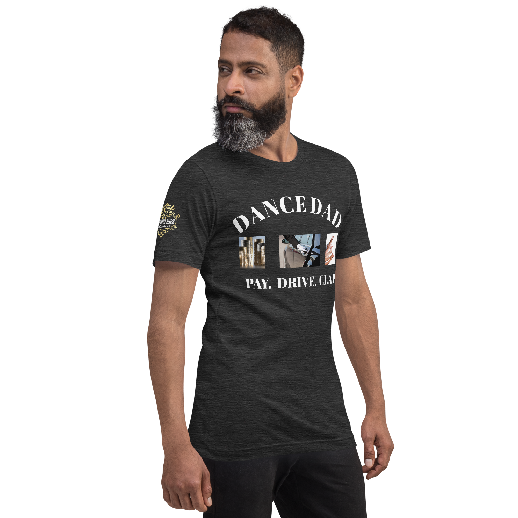 Diamond Eyes Enterprises - Wholesale Screen Printed T-Shirt - Men's - Dance Dad Shirt7