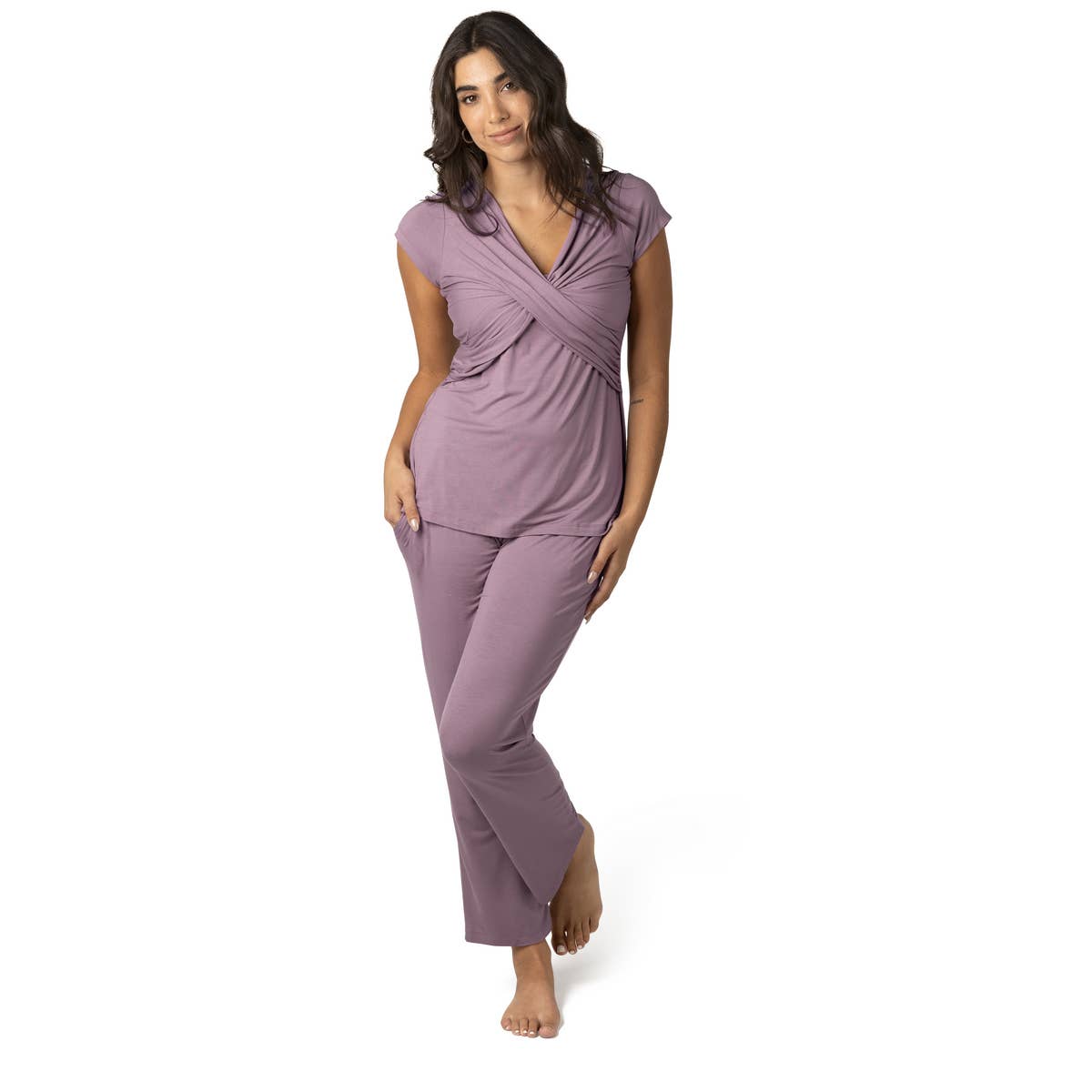 Kindred Bravely - Wholesale Sleepwear Set - Women's - Davy Ultra Soft Maternity & Nursing Pajamas Sleepwear Set