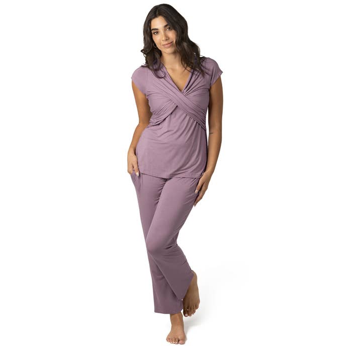 Kindred Bravely - Wholesale Sleepwear Set - Women's - Davy Ultra Soft Maternity & Nursing Pajamas Sleepwear Set